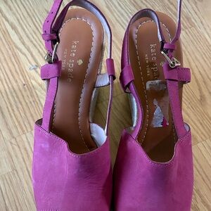 Kate Spade Fuchsia Ankle-Strap Sandals